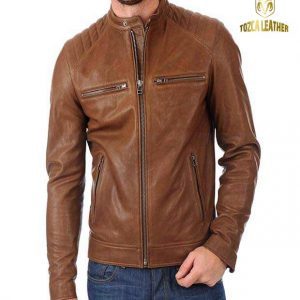 Jaket Kulit Bikers Motor KM036