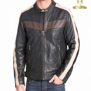 Jaket Kulit Bikers Motor KM039