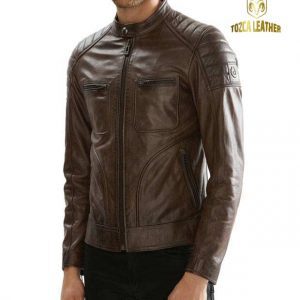 Jaket Kulit Bikers Motor KM047