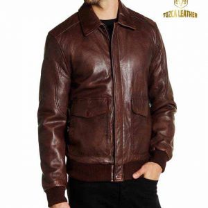 Jaket Kulit Bomber KB033