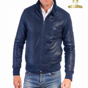 Jaket Kulit Bomber KB036