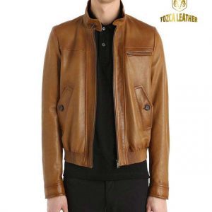 Jaket Kulit Bomber KB039