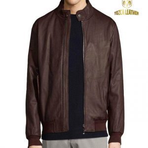 Jaket Kulit Bomber KB045