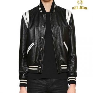 Jaket Kulit Bomber KB055