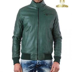 Jaket Kulit Bomber KB057