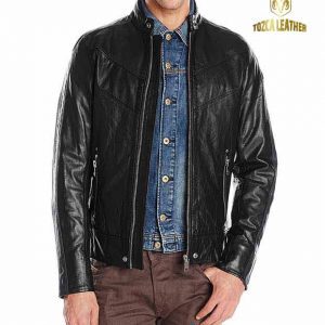 Jaket Kulit Bikers Motor KM059