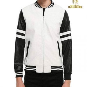 Jaket Kulit Bomber Branded KB061