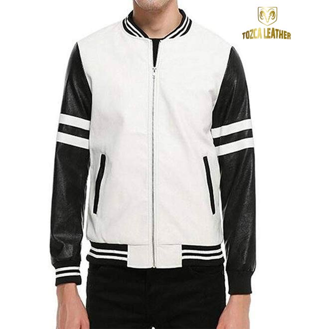 Jaket Kulit Bomber Branded KB061