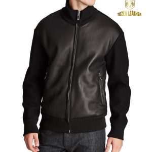 Jaket Kulit Bomber KB066