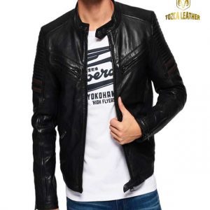 Jaket Kulit Bikers Motor KM074