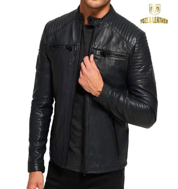  Jaket  Kulit  Bikers Motor  KM081 Tozca Leather