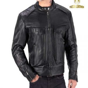 Jaket Kulit Bikers Motor KM082