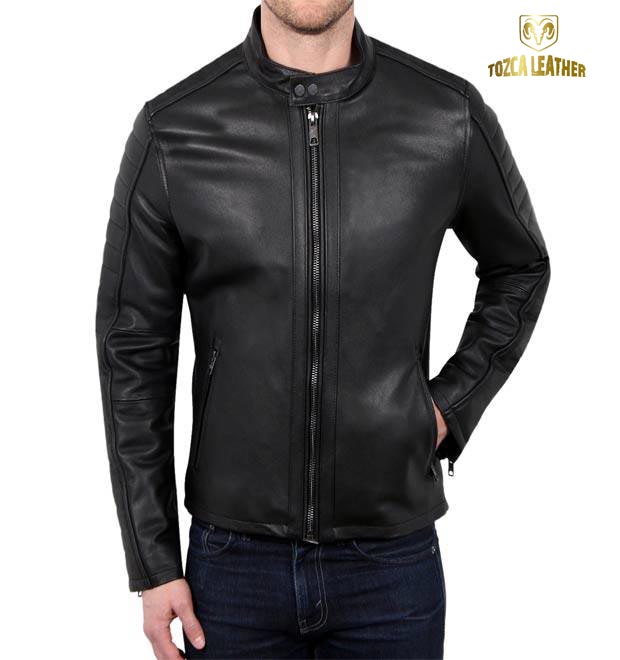  Jaket  Kulit  Bikers Motor  KM090 Tozca Leather