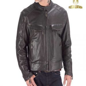 Jaket Kulit Bikers Motor KM091