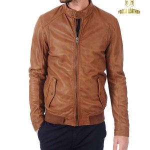 Jaket Kulit Bomber KB070