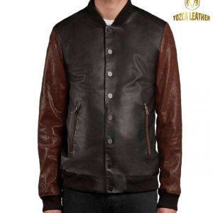 Jaket Kulit Bomber KB073