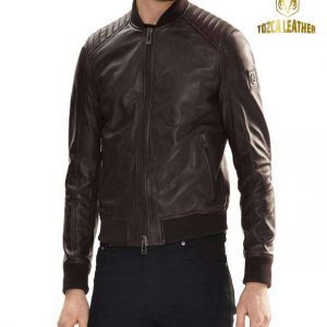 Jaket Kulit Bomber KB074