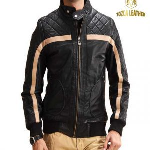 Jaket Kulit Bomber KB076