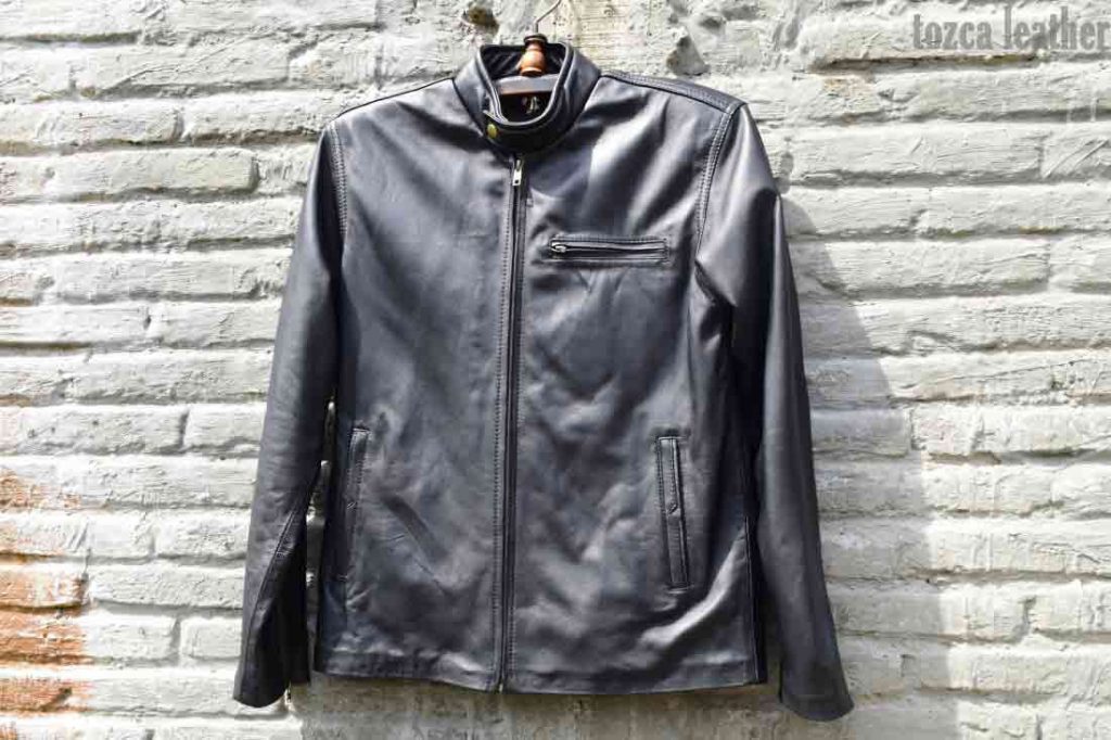 menjemur jaket kulit asli suakregang
