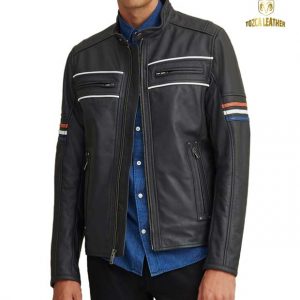 Jaket Kulit Club Motor Domba Super KM122