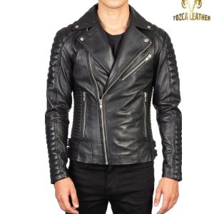 Jaket Kulit Biker Ramones KR060